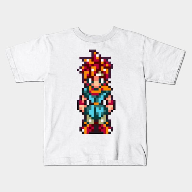 Chrono Sprite Kids T-Shirt by SpriteGuy95